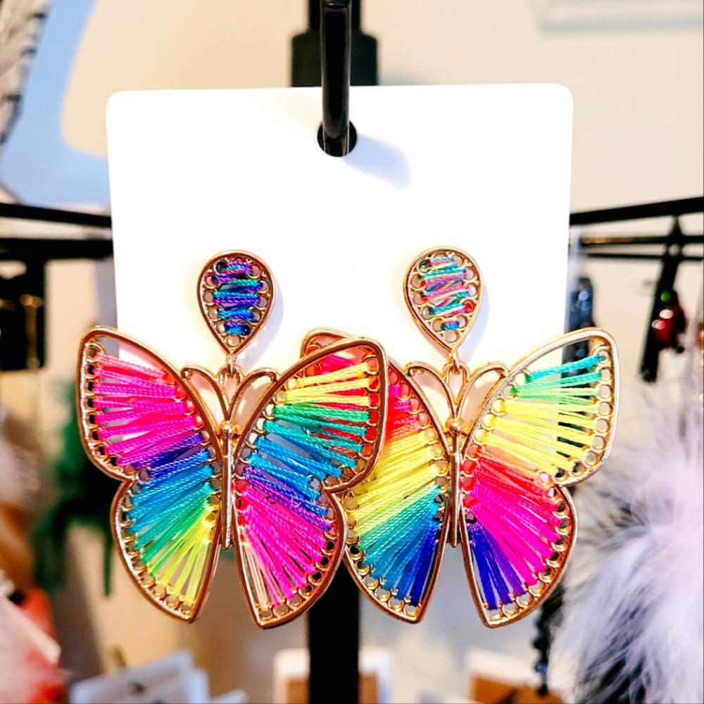 🌺Butterfly Earings Butterfly Rainbow Earings Butterfly Accessories
